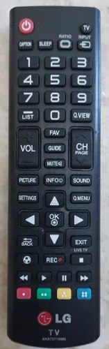 Controle remoto LG TV linha LB E LN