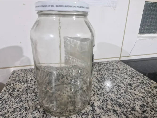 Pote de vidro