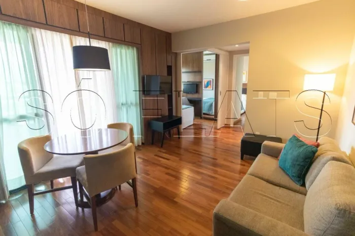 Maravilhoso flat no Brooklin com 2x dorms, próximo a Av. Jornalista Roberto Marinho. Consu