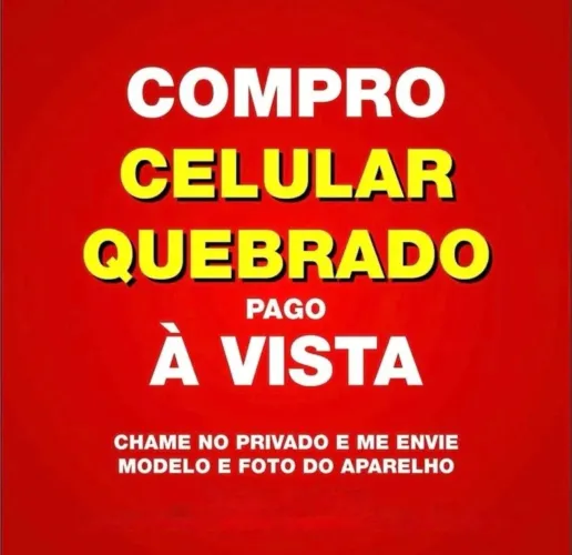 Negociamos em celulares defeituosos