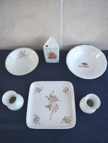 Variedades de peças em porcelana Schmidt