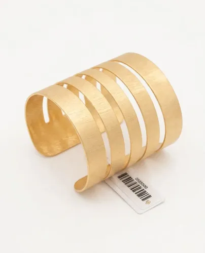 NOVA Semijoia Rommanel Bracelete banhado Ouro 18k - Original