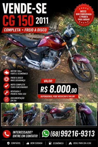 Vende se moto cg 2011