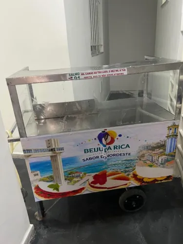 Carrinho se tapioca com duas bocas