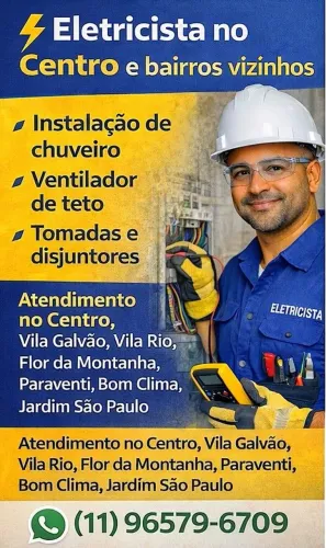 Eletricista residencial região guarulhos