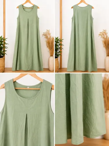 Vestido Longo Verde Menta Feminino - Tamanho M - Novo