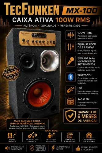 Caixa bob Ativa MX-100