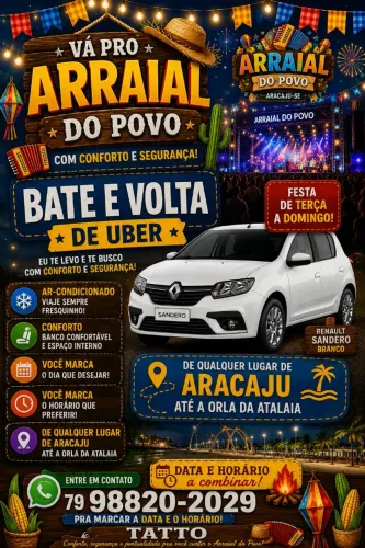Bate e volta Arraiá do povo