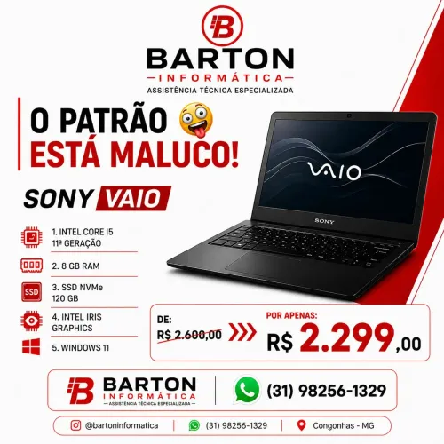 Notebook Sony Vaio