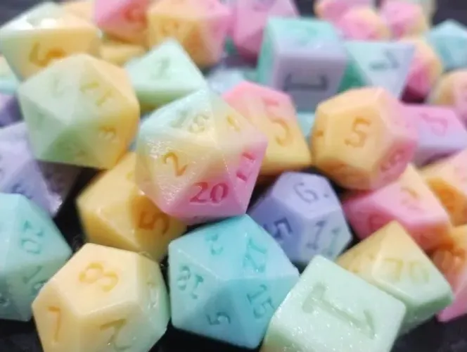 Dados de RPG Especiais Premium Tabuleiro Jogos - D20 D12 D10 D8 D6 D4 - NerdDog Store