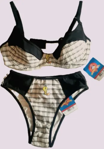 Lindo Biquini da Looney Tunes com Piu-Piu, Novo com Etiqueta loja, Tamanho 32