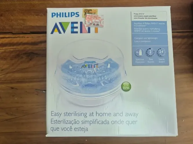 Esterilizador de mamadeiras Philips com pinça - Modelo Avent - ACEITO OFERTA