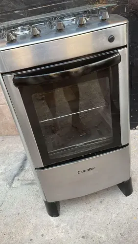 Fogão inox esmaltec 4 bocas