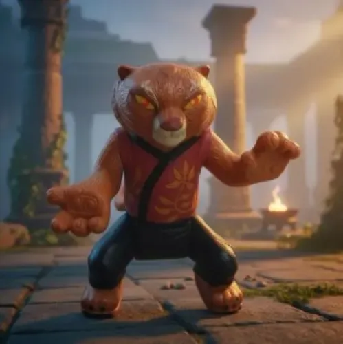 Boneco Mestre Tigresa Kung Fu Panda Mcdonalds
