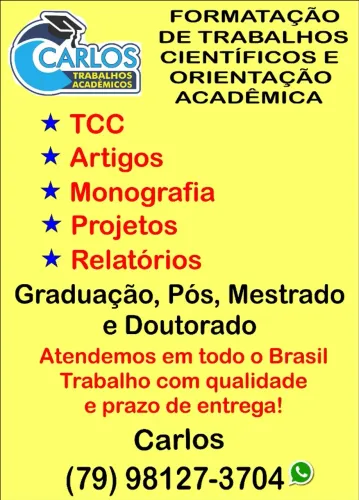 Formatação em trabalhos academicos