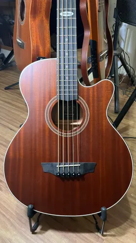 Baixolão Strinberg SB250C MGS Black Series Mahogany Eletroacústico