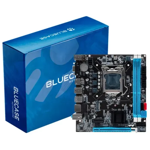 Placa-Mãe Bluecase B75 LGA 1155 BMBB75-G3HGU-M2 Rev 2.0 - Nova | Eletrolink