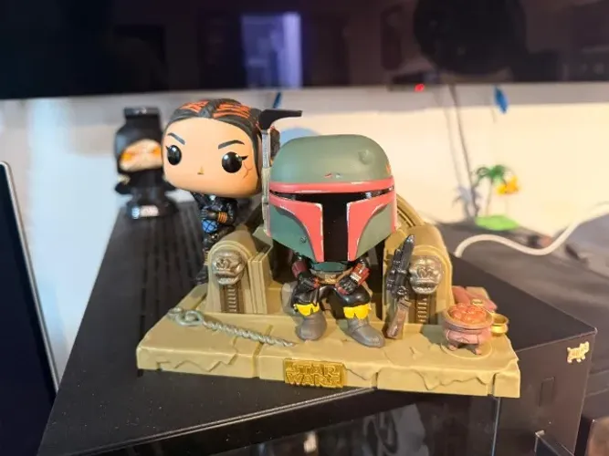 Funko Pop Boba Fett and Fennec on Throne #486