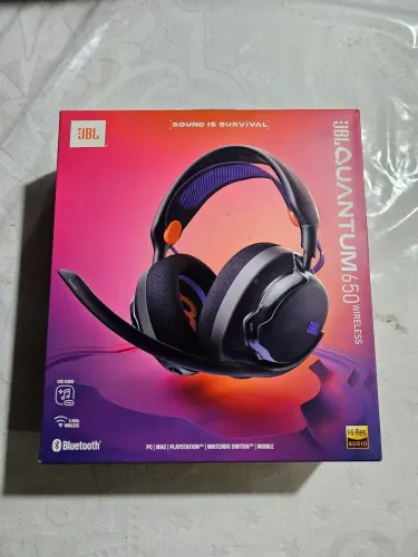 JBL Quantum 650 Wireless Original - Headset Gamer Bluetooth/Wireless