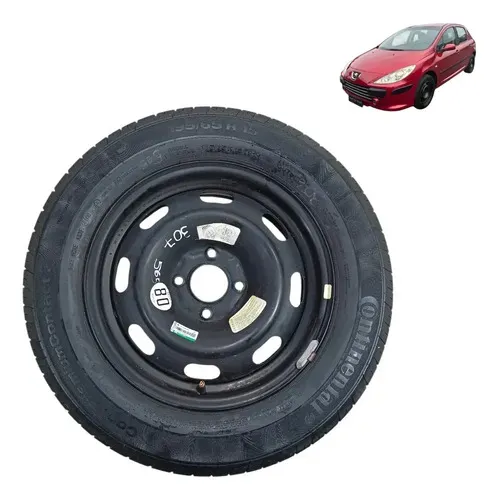 Roda Pneu 195 165 R15 Continental Peugeot 307 H
