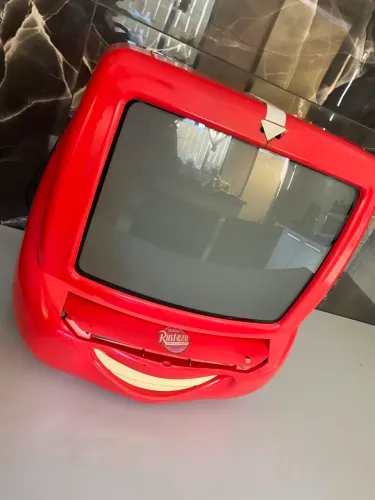 TV de Tubo 14" Relâmpago McQueen (Disney/Pixar) - Raridade Colecionável