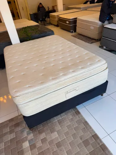 Cama box Casal MAXFLEX EVOLUTION SEMINOVA TOP - ENTREGO