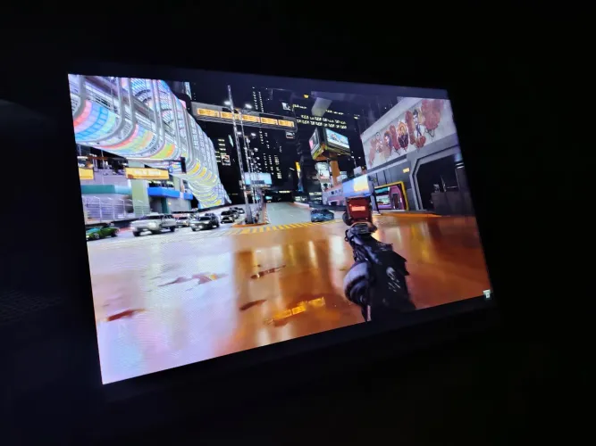 Monitor Portátil 16" Branco 2.5K , 120hz .Novo -Touchscreen - Super Leve!
