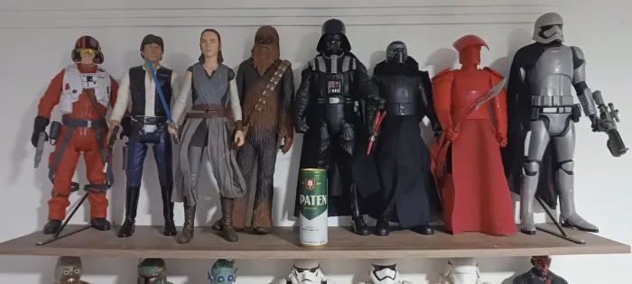 COLEÇÃO STAR WARS - 15 BONECOS - +40CM