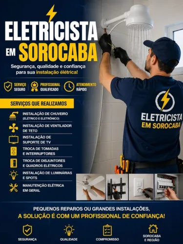 ELETRICISTA SOROCABA E VOTORANTIM