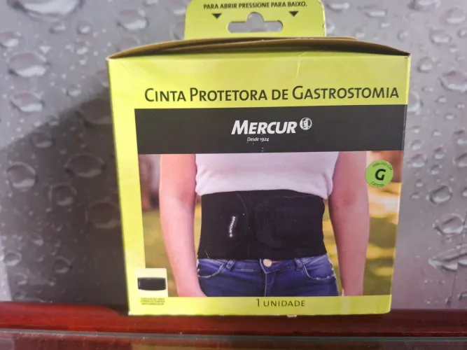 Cinta Protetora De Gastrostomia - tamanho (G) Nunca foi usado, na Caixa.