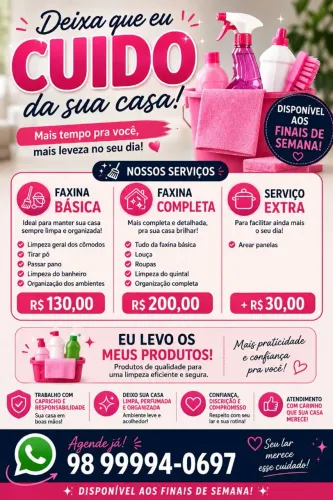 Faço faxina
