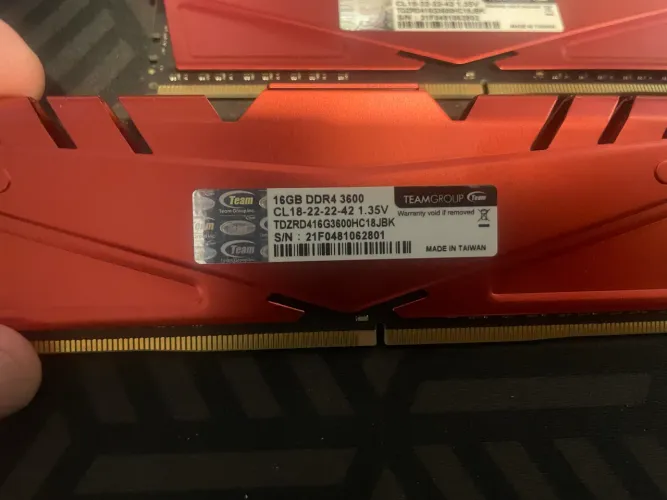 Memória RAM DDR4 32gb 2x16gb 3600mhz T-Force