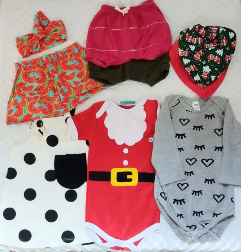 Roupas de bebê tamanho P M G NOVAS lote lindo