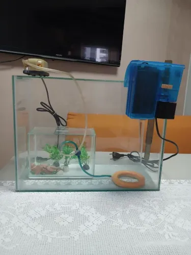 Vendo um lindo aquário 200,00
