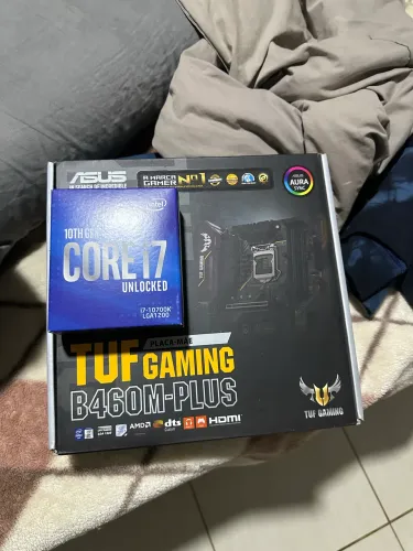 Kit upgrade i7-10700k + B460M-PLUS + 32gbs ddr4 3200mhz Corsair Vengeance (4x8)