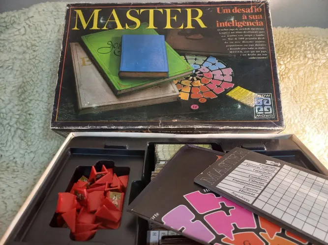Jogo Master Grow Antigo Primeira Edição Anos 80 Clássico Completo