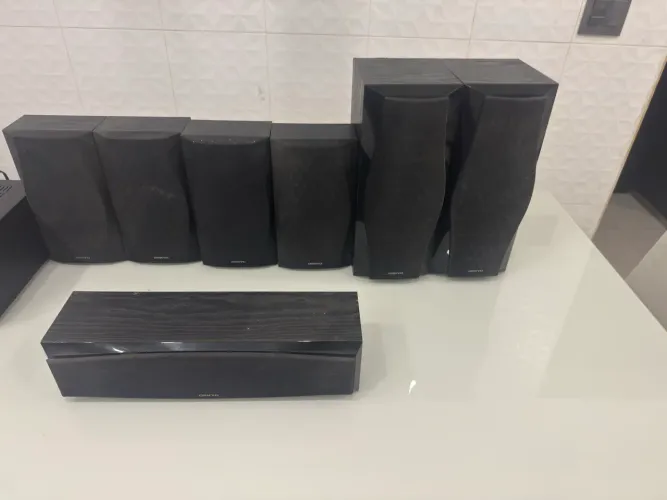 Receiver Fortex PA-3039 + Kit Home Theater Onkyo 7 Caixas 