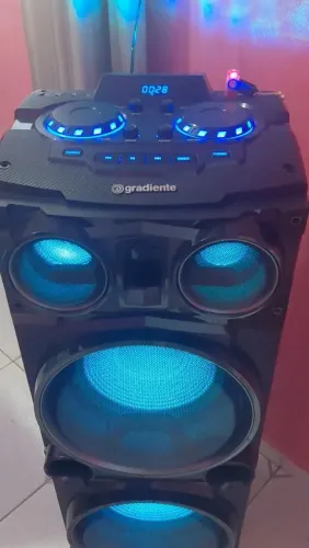 Caixa amplificada Gradiente GCA-103 Power Bass