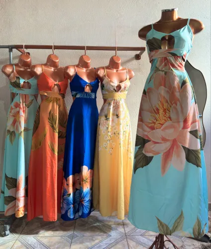 VESTIDOS LONGOS ATACADO