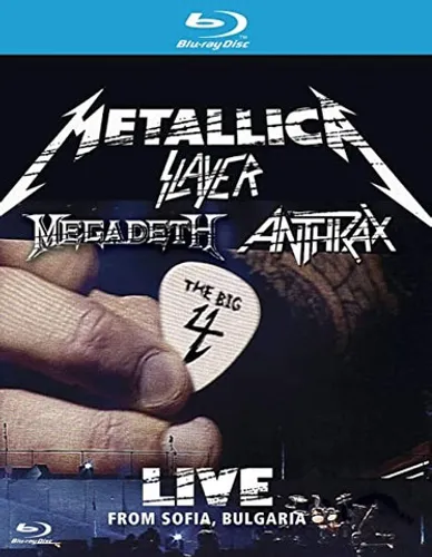 Bluray The Big 4 Metallica Slayer Megadeth Anthrax: Live from Sofia, Bulgaria (Autorado)