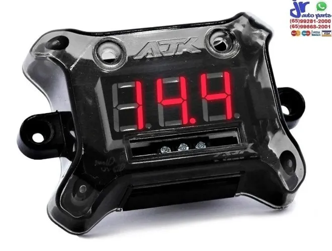 Voltímetro Sequenciador de Saídas AJK Control Sound Display Configurável