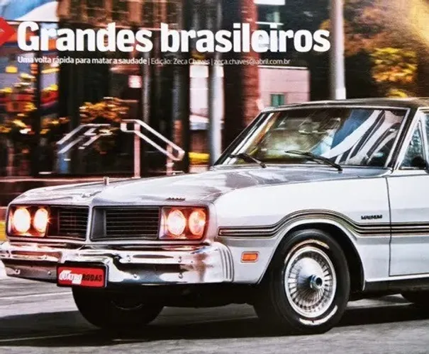 Dodge Magnum e Lebaron - 2 revistas Quatro Rodas 
