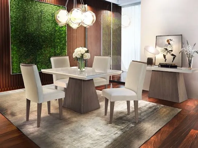 Sala Mesa de Jantar 4 Cadeiras 