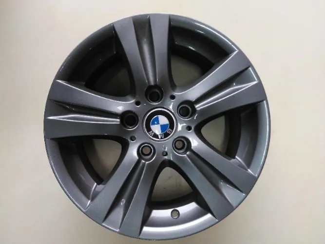 Jogo de Rodas  Aro 16 BMW 5x120 16x7 44 Grafite Diamantada Seminova-001 JG72