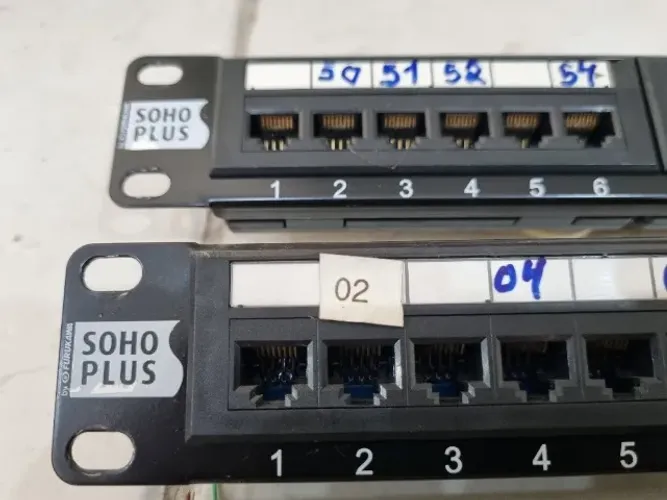 Patch panel Furukawa sohoplus 24 portas Cat5E