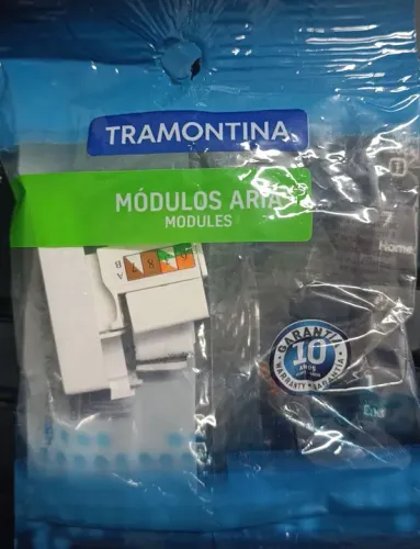 50 keystones rj45 fêmea Tramontina Aria