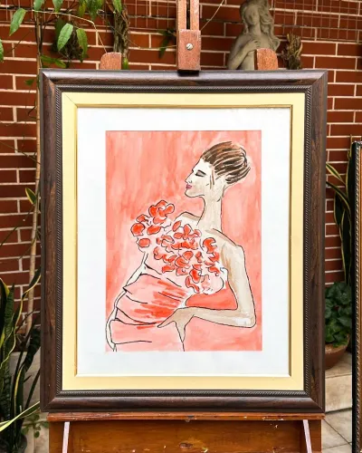 Aquarela Moldura Quadro