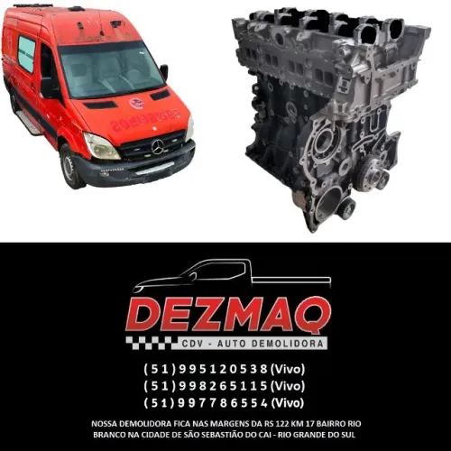 Motor Para Venda Mercedes Sprinter 415 2012/2019
