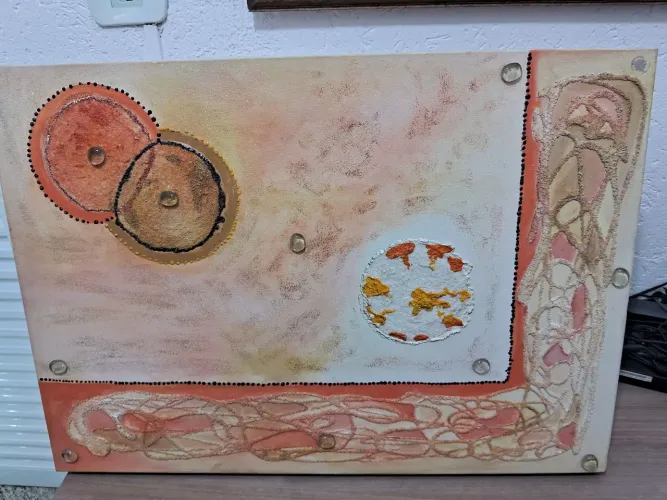 Tela da artista Yara Paiva