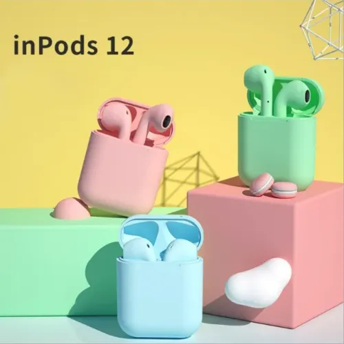 inpods i12 Tws Fones De Ouvido Bluetooth 5.0 Fone Sem Fio Bluetooth Com Controle De Toque